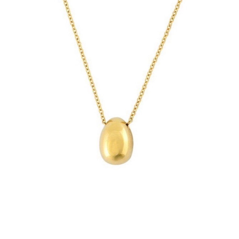 Are You Am I Louk Necklace Gold